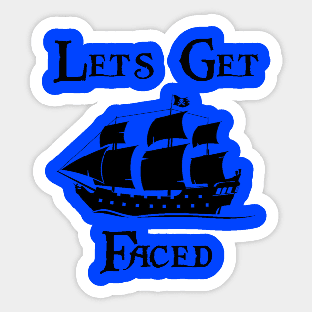 Ship Faced Sticker by Amberjmatos